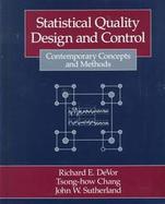 Statistical Quality Design and Control Contemporary Concepts and Methods cover