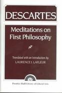 Descartes  Meditations On First Philosophy cover
