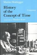 History of the Concept of Time: Prolegomena cover