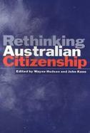 Rethinking Australian Citizenship cover