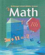 Middle School Math Course 3 cover