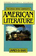 The Concise Oxford Companion to American Literature cover
