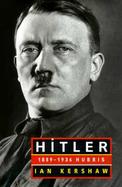 Hitler 1889-1936  Hubris cover