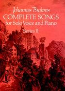 Complete Songs for Solo Voice and Piano Series II cover