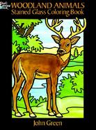 Woodland Animals Stained Glass Coloring Book cover