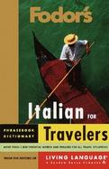 Italian for Travelers: Phrasebook, Dictionary cover