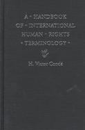 A Handbook of International Human Rights Terminology cover