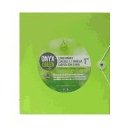 Onyx and Green 3-Ring Binder Green cover