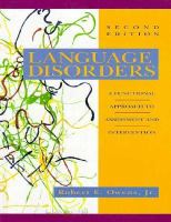 Language Disorders:functional Appr.... cover