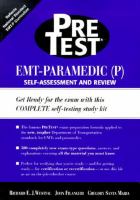EMT-Paramedic Pretest Self Assessment and Review cover