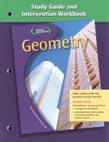 Glencoe Geometry, Study Guide and Intervention Workbook cover