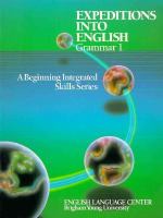 Grammar 1 A Beginning Integrated Skills Series cover