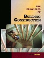 The Principles of Building Construction cover