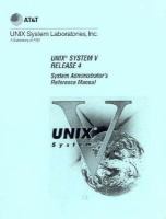 Unix System V Release 4 System Administrator's Reference Manual cover