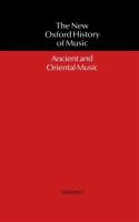 Ancient and Oriental Music (volume1) cover