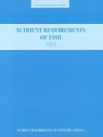 Nutrient Requirements of Fish cover