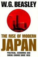 Rise of Modern Japan: Political, Economic and Social Change Since 1850 cover