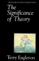 The Significance of Theory cover