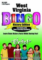 West Virginia Bingo History Edition cover