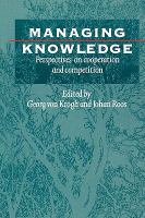 Managing Knowledge Perspectives on Cooperation and Competition cover