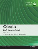 Calculus: Early Transcendentals, Global Edition cover