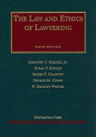 Law and Ethics of Lawyering, 5th cover