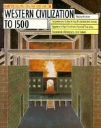 Western Civilization to 1500 cover