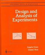 Design and Analysis of Experiments cover