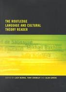 The Routledge Language and Cultural Theory Reader cover