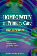 Homeopathy in Primary Care cover