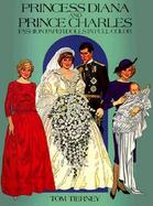 Princess Diana and Prince Charles Fashion Paper Dolls in Full Color cover