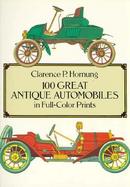 100 Great Antique Automobiles in Full-Color Prints cover