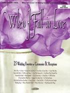 When I Fall in Love 25 Wedding Favorites for Low Voice Range cover