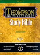 Thompson Chain-Reference Bible King James Version/Handy Size/Red Letter/Black/Deluxe Leather cover