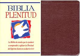 Bib Biblia Plenitud/Spirit-Filled Life Bible Burgundy Bonded Leather cover