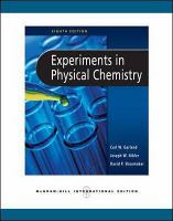 Experiments in Physical Chemistry cover