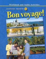 Bon voyage! Level 3, Workbook and Audio Activities Student Edition cover