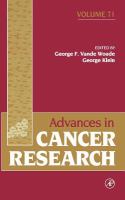 Advances In Cancer Research (volume71) cover