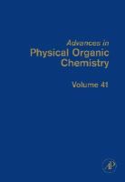 Advances in Physical Organic Chemistry  (volume41) cover