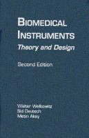 Biomedical Instruments Theory and Design cover