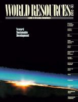 World Resources 1992-93: A Guide to the Global Enviornment cover