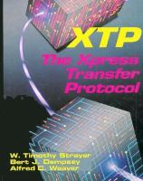 Xtp The Xpress Transfer Protocol cover