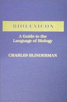 Biolexicon A Guide to the Language of Biology cover