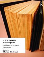 J. R. R. Tolkien Encyclopedia : Scholarship and Critical Assessment cover