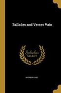 Ballades and Verses Vain cover
