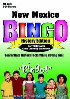 New Mexico Bingo History Edition cover