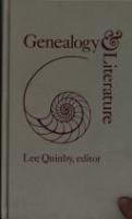Genealogy and Literature cover