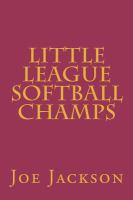 Little League Softball Champs cover