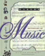 Bakers Dictionary of Music cover