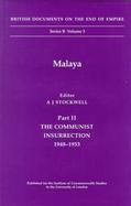 Malaya The Communist Insurrection, 1948-1953 cover